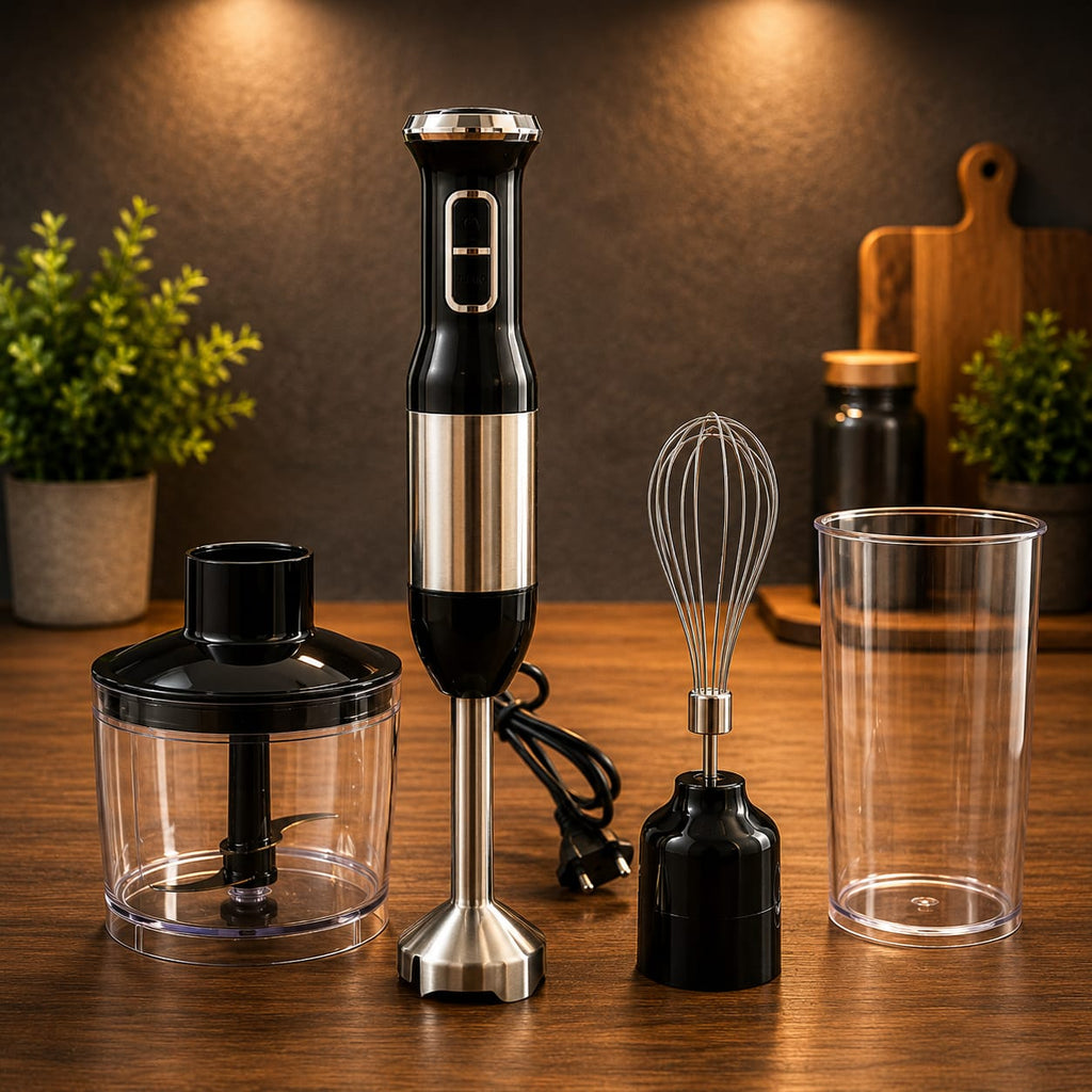 Silver Crest 4 in 1 Hand Blender – Electric Mixer, Chopper Free Delivery