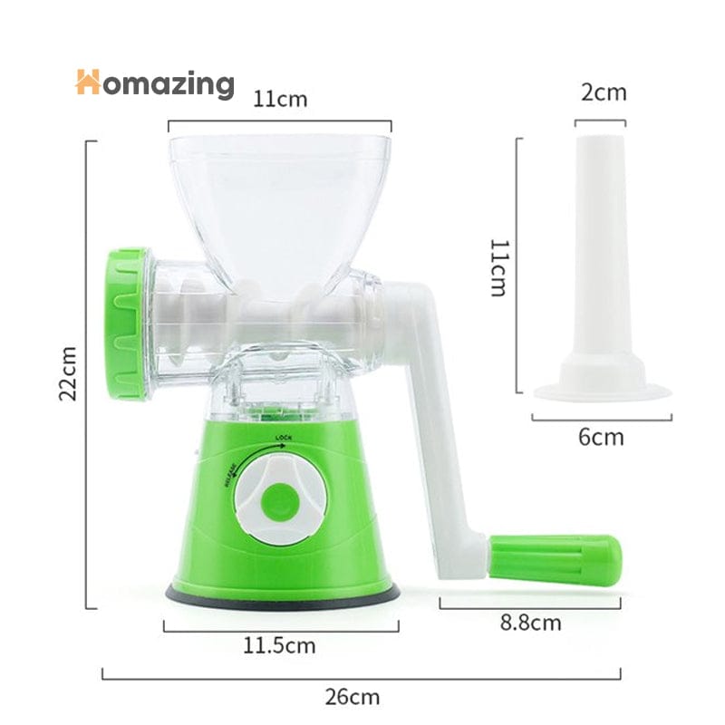 Manual Meat Mincer & Vegetable Cutter – 3 in 1 Kitchen Tool | Free Delivery