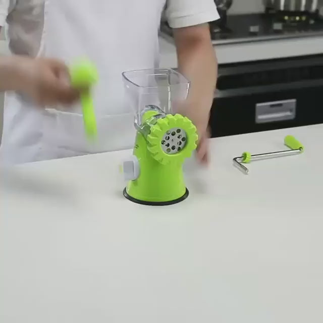 Manual Meat Mincer & Vegetable Cutter – 3 in 1 Kitchen Tool | Free Delivery